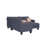Upholstered L-Shaped Sectional Left Hand Facing-25657825