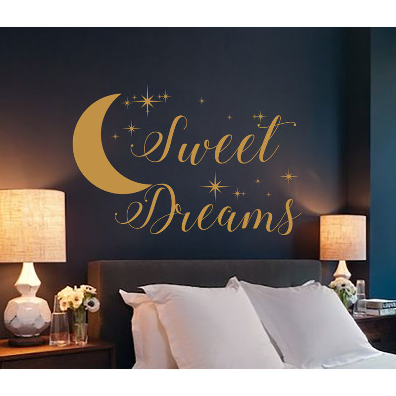 Décalcomanie murale rêves de chambre de bébé, Crème