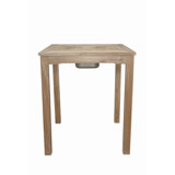 Chatsworth Outdoor Square Teak Bar Table