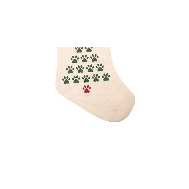 Chaussette de noël des pattes