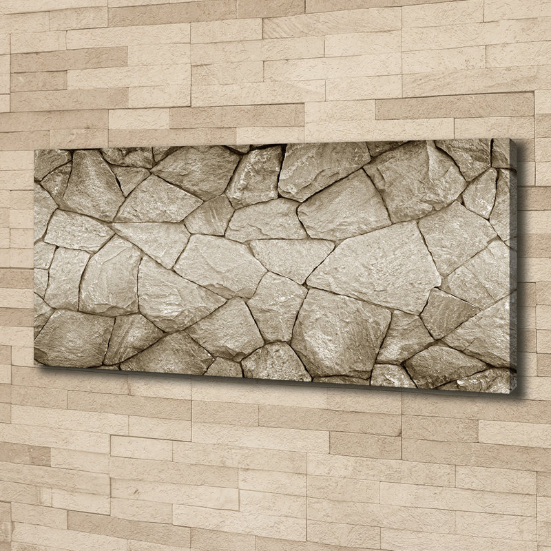 Stone Wall - Wrapped Canvas Print