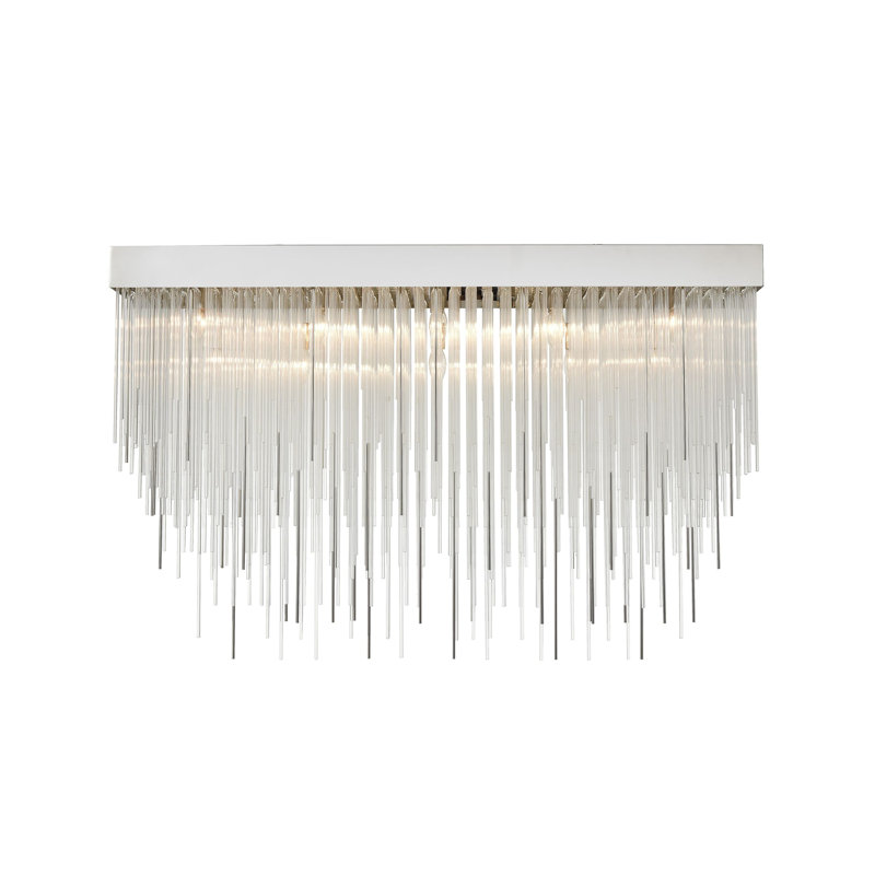Lustre géométrique 27 lumières Cabassa, Nickel poli