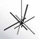 Rochelle 5 Light Metal Dimmable LED Sputnik Chandelier