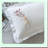 Vintage Ruffle Cotton Euro Pillow Shams - 2 Pack White 20 x 36 - Elegant Pretty Bed Pillow Cases - Cute Plain Design - Size Euro Pillow Sham
