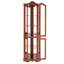 Armoire de coin en noyer