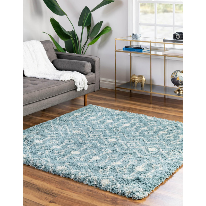 Griego Geometric Indoor Rug, Square 4'1"