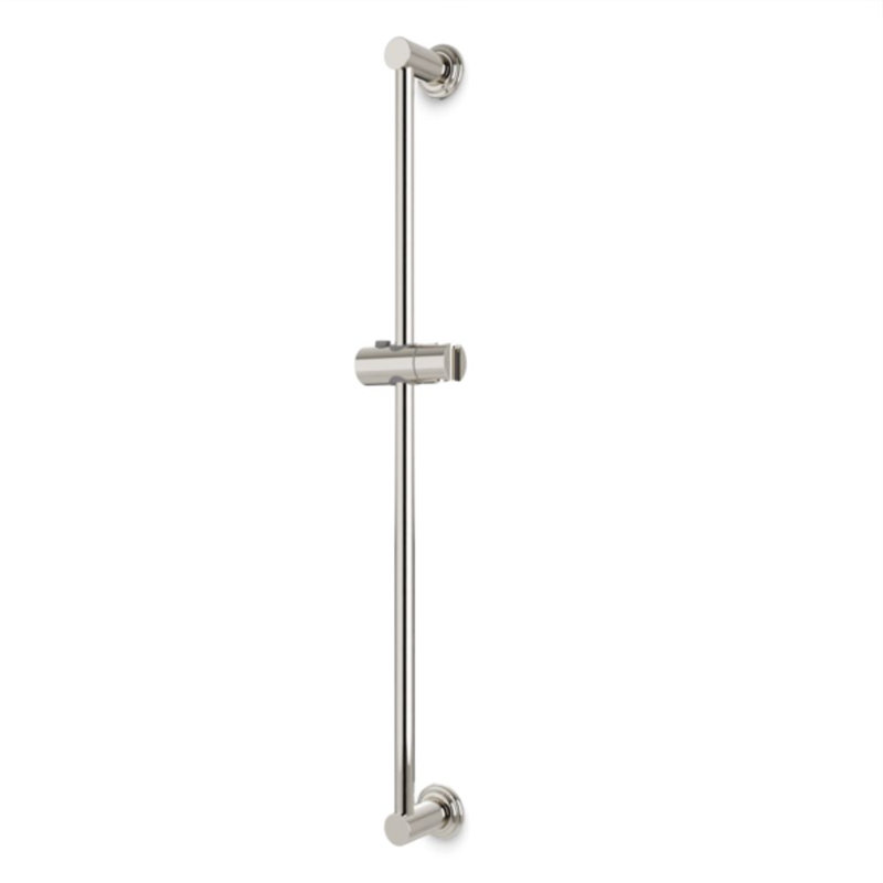 Barre coulissante avec écussons classiques, Nickel poli