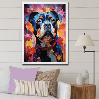 «Popart Pug Parade I», reproduction sur toile