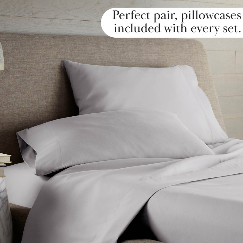 Classic Collection From Southshore Fine Linens Classic Sheet Set, King, Light Gray