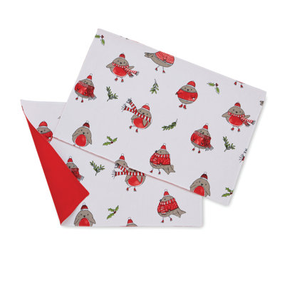 Christmas Robins Placemat Pair