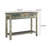 Arefa 42'' Solid Wood Top Console Table