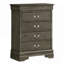 Coffre de rangement gris élégant-759495698