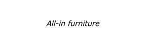 Logo All-in furniture