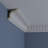Endurathane CoveDentil Crown Moulding, 3 1/2"H x 3 1/2"P x 4 3/4"F x 94 1/2"L, (1 5/8" Repeat), Factory Primed
