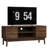 43.31 Inch TV Stand, Mid-Century Modern TV Stand for 32/45 inch TV, Entertainment Center with Storage, Media Console Table for Living Room and Bedroom