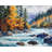 Blue Braided Polyester Placemat - Rapids | Home Decor Essential