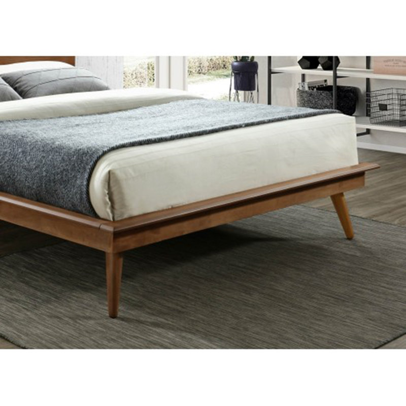 Modern Sleek Design Platform Bed Durable, Full
