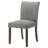 Grey Upholstered Dining Side Chair (Set Of 2)-2040082178