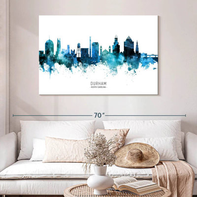 Durham North Carolina Skyline II
