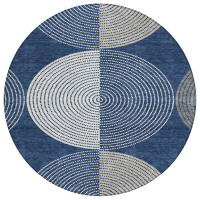 Machine Washable Indoor/Outdoor Jenning ACN2281 Geometric Rug