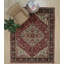 Tapis rectangulaires en laine de style oriental traditionnel noué à la main rouge élégant et durable-1033382778