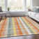 Premium Machine Washable Prisco Peach Rug