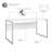 Office 500 Collection Hybrid Desk and 3 Drawer Mobile Pedestal-1293475251-1293475249