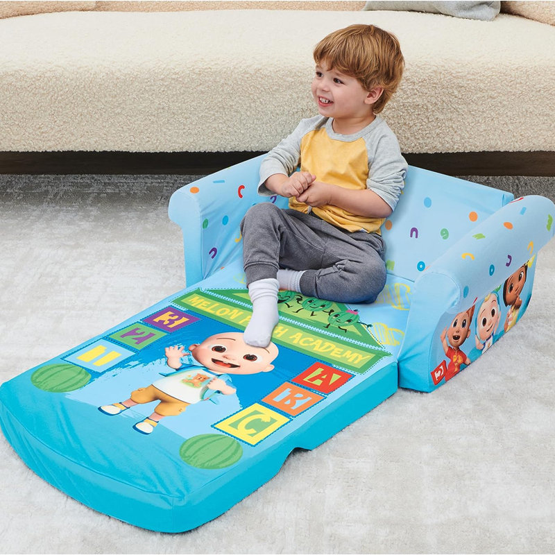 Canapé-lit Ebom Designs pour enfant 2-en-1, Cocomelon