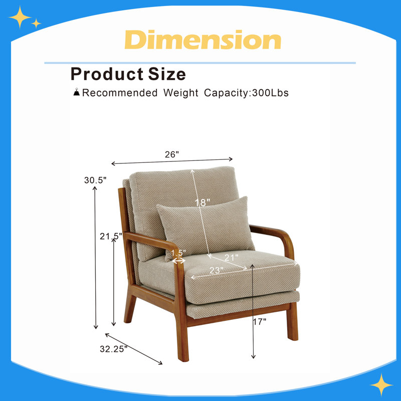 Chaise longue en bois durable et fonctionnelle, Camel