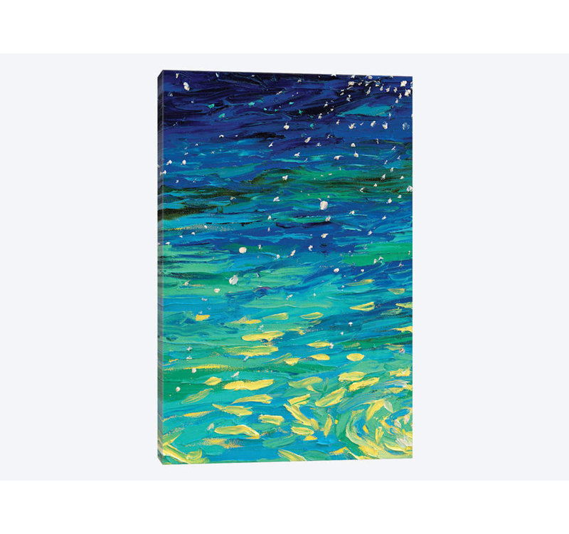 « dc 048 » par iris scott abstracts, impression sur toile, H 18 po x l 12 po x P 1,5 po, Toile tendue, Pas de tapis