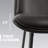 PU Leather Upholstered Counter & Bar Stool Set of 3-714696760