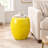 Fiou Lemon Resin Garden Stool Side Table and Plant Stand