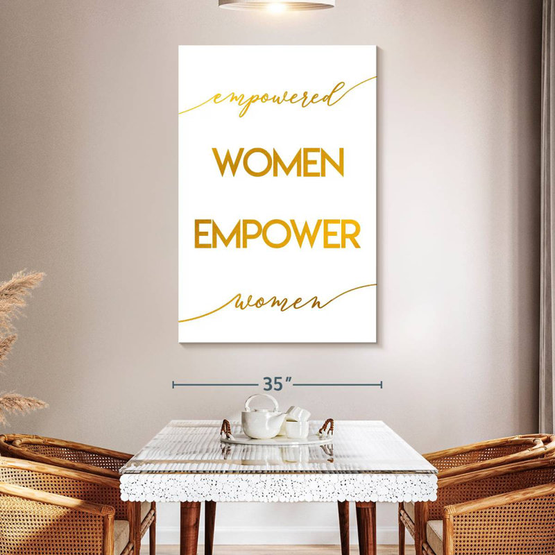 Citation de Tergel Empowered Women, H 51 po x l 34 po