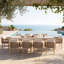 Patio Dining Set Extendable Table,
