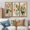 Femme, art au trait, art mural Boho I - Collection d'art mural femme Boho