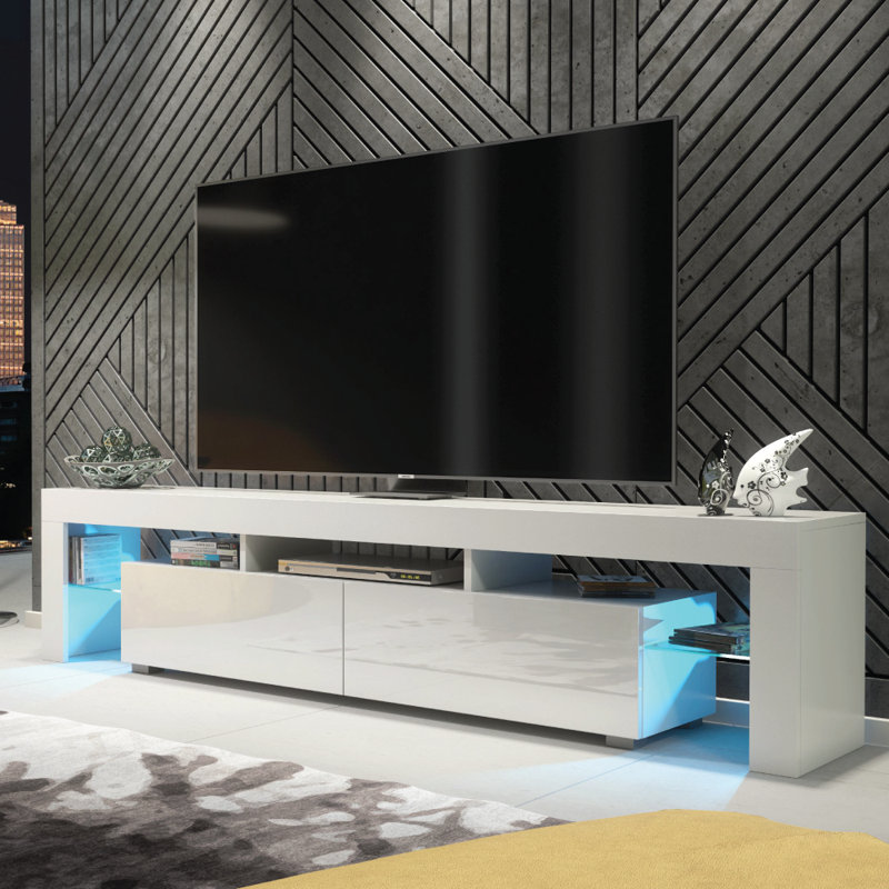 Cania TV Stand for TVs up to 65", White