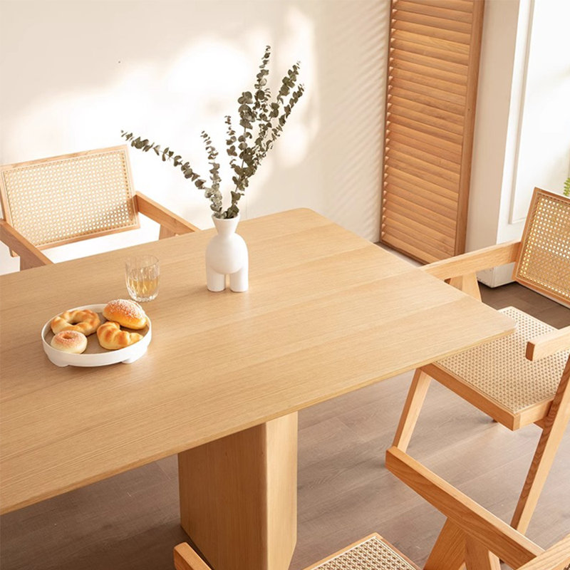 Ash creative dining table, 29.53"H x 78.74"L x 39.37"W
