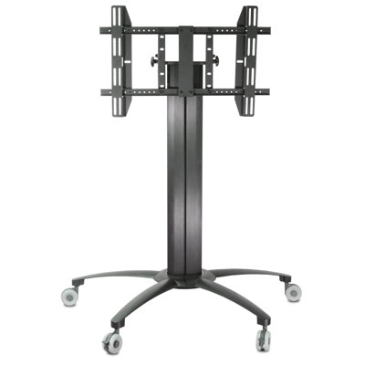 Support pour écrans plats de 32 à 55 po support de plancher pour téléviseur mobile Claudette