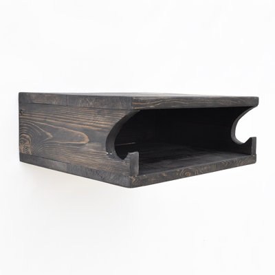 1 Piece Solid Wood Accent Shelf
