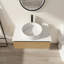 Meuble-lavabo mural 30 po avec lavabo en céramique