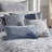Clanton Blue 10 Piece Comforter Set-1108216783