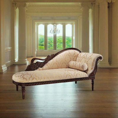 Chaise longue rembourrée Akshara Swan