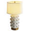 Lampe de table en céramique Aalayna, lampe de table de 24,4 po pour le salon / la chambre à coucher-1416397713