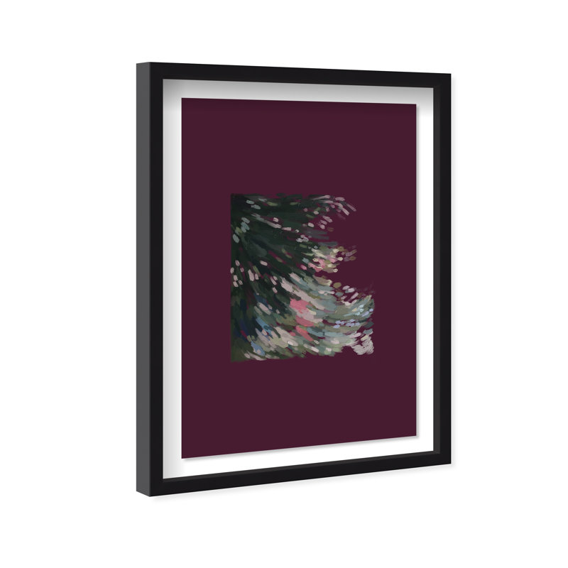 Falling Delicately Print by Oliver Gal, 31.5"H x 46.5"W, Black Shadowbox