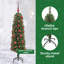 Artificial Christmas Tree with 150 LEDs with Stand-165621308-165621444