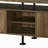 Ensata Ii Rustic Oak & Black Finish Tv Stand
