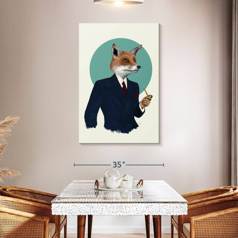 Brampt Mr. Fox, 48" H x 32" W