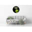 Jozelynn Glass Wall Clock