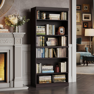 Bibliothèque modulaire à 6 tablettes en chêne européen de qualité supérieure Palace Imports - 32 po de largeur, 71,5 po de hauteur