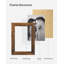Collage de cadres photo 4 x 6 pour décoration murale, paquet requis, brun rustique